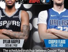 NBA官(guān)宣(xuān)！新赛季赛程公布！狀(zhuàng)元弗拉格首秀大战榜眼(yǎn)哈珀(pò)