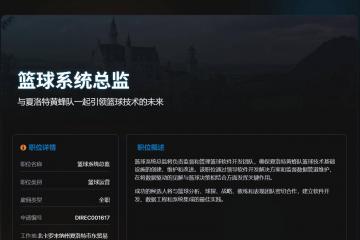 lt;数据科学工作gt;夏洛特黄蜂-篮球系统总监