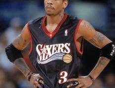 艾弗森生涯最高光时刻就是总决赛第一场比赛击败OK组合的湖人队