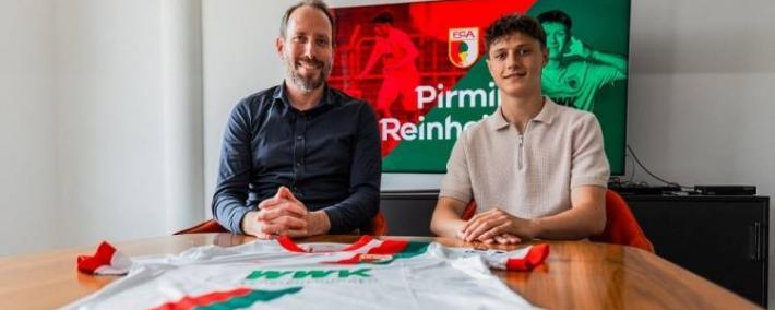 官方：奥格斯堡续约18岁青年队中场赖因海默