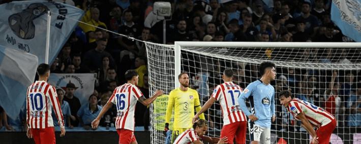 马德里竞技1-1塞尔塔 距榜首8分