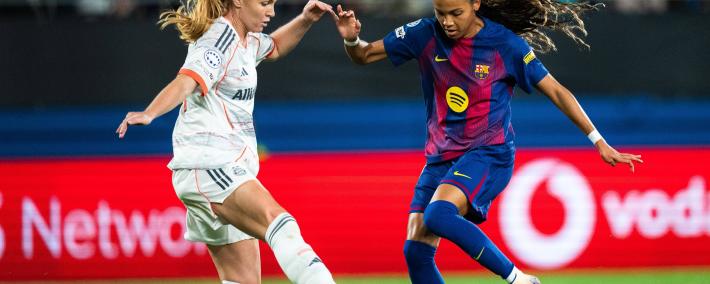 （体育）足球——欧冠女足：巴塞罗那胜拜(bài)仁慕尼黑