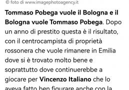 意甲媒体透露：米兰球员波贝加(jiā)想去博洛尼(ní)亚，而博洛尼(ní)亚只想600-700万买下他