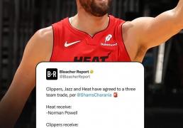 邁(mài)阿密热火豪赌朱霍勒迪(dí)，四换一