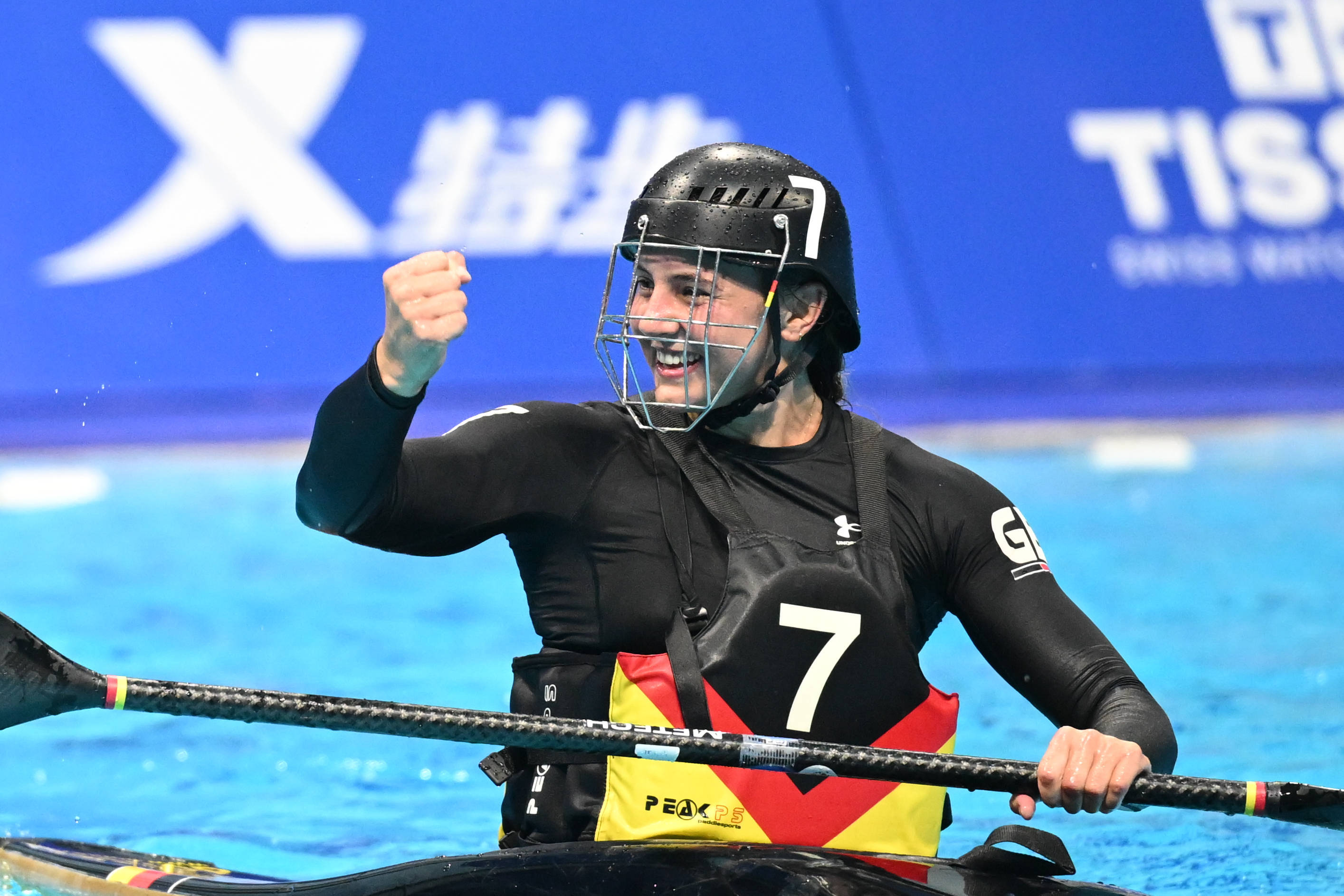 (成都世运会)皮艇球(qiú)——女子决赛:德国隊(duì)夺冠