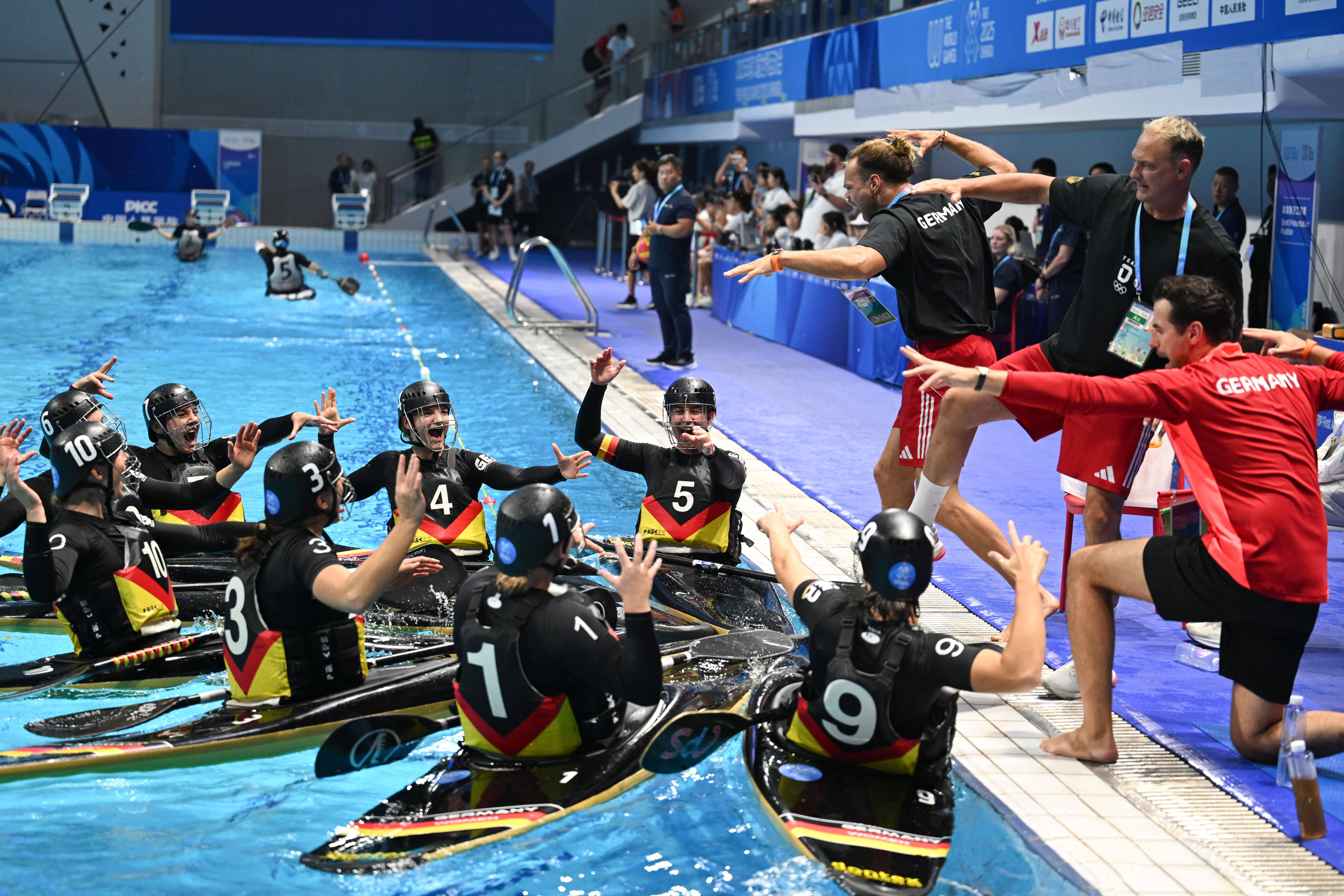 (成都世运会)皮艇球(qiú)——女子决赛:德国隊(duì)夺冠