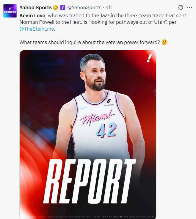 曝乐福与犹他爵士谈买断:年薪415万仅剩1年 费城有意引进