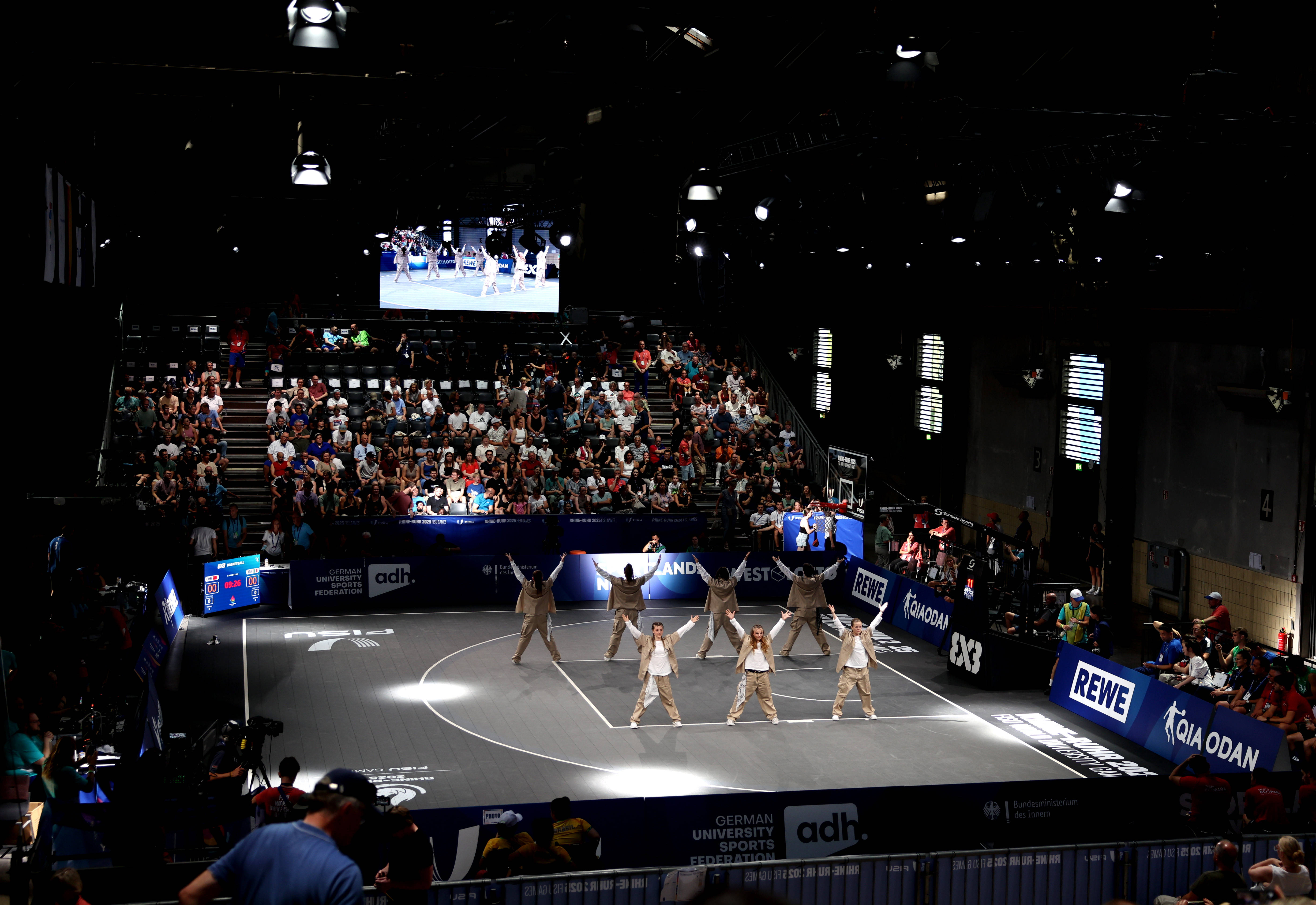 探访莱茵-鲁尔大运会三人(rén)籃(lán)球比赛場(chǎng)馆——“波鸿世纪厅”