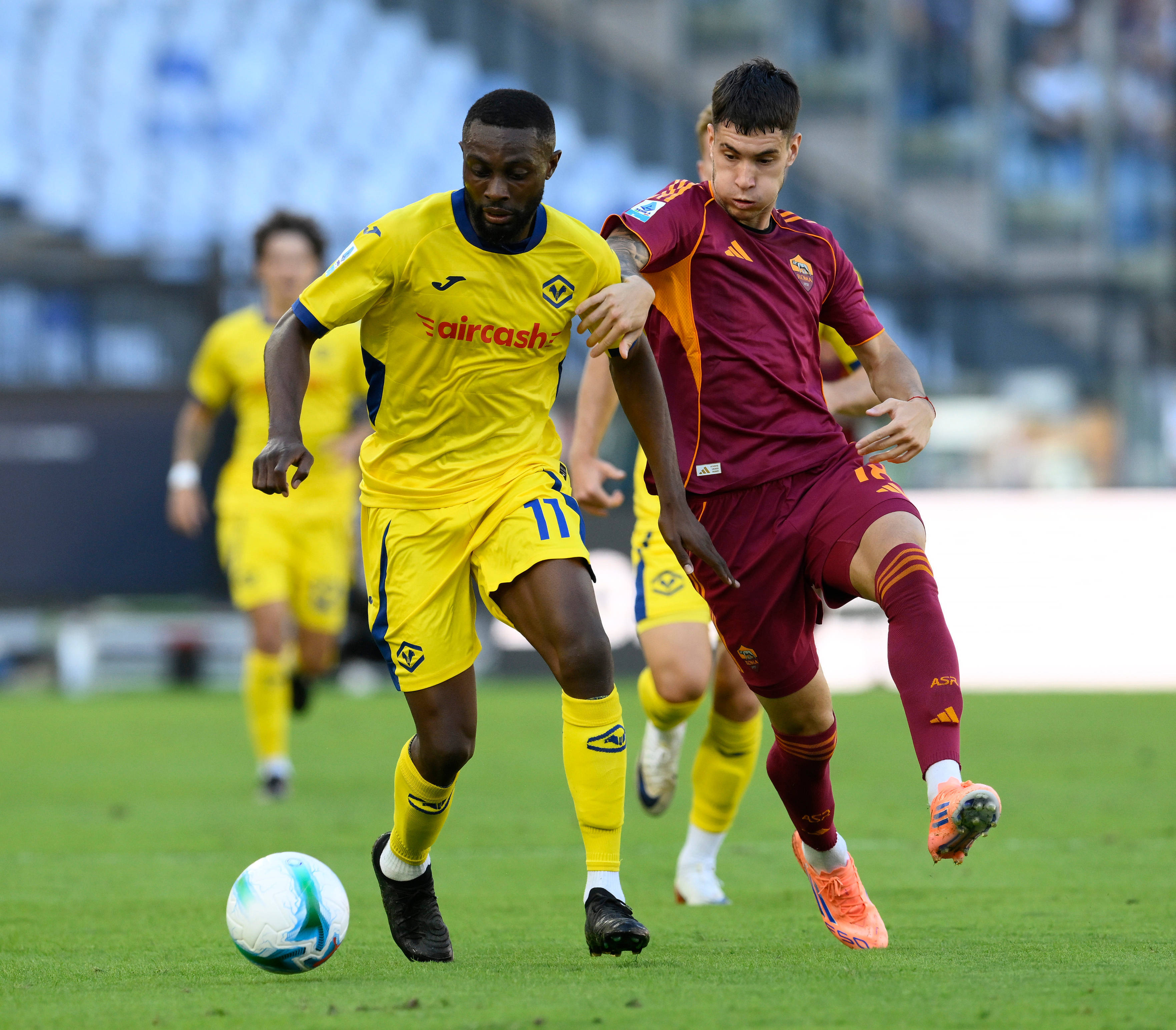 （体育(yù)）足球——意甲：罗马胜维罗纳