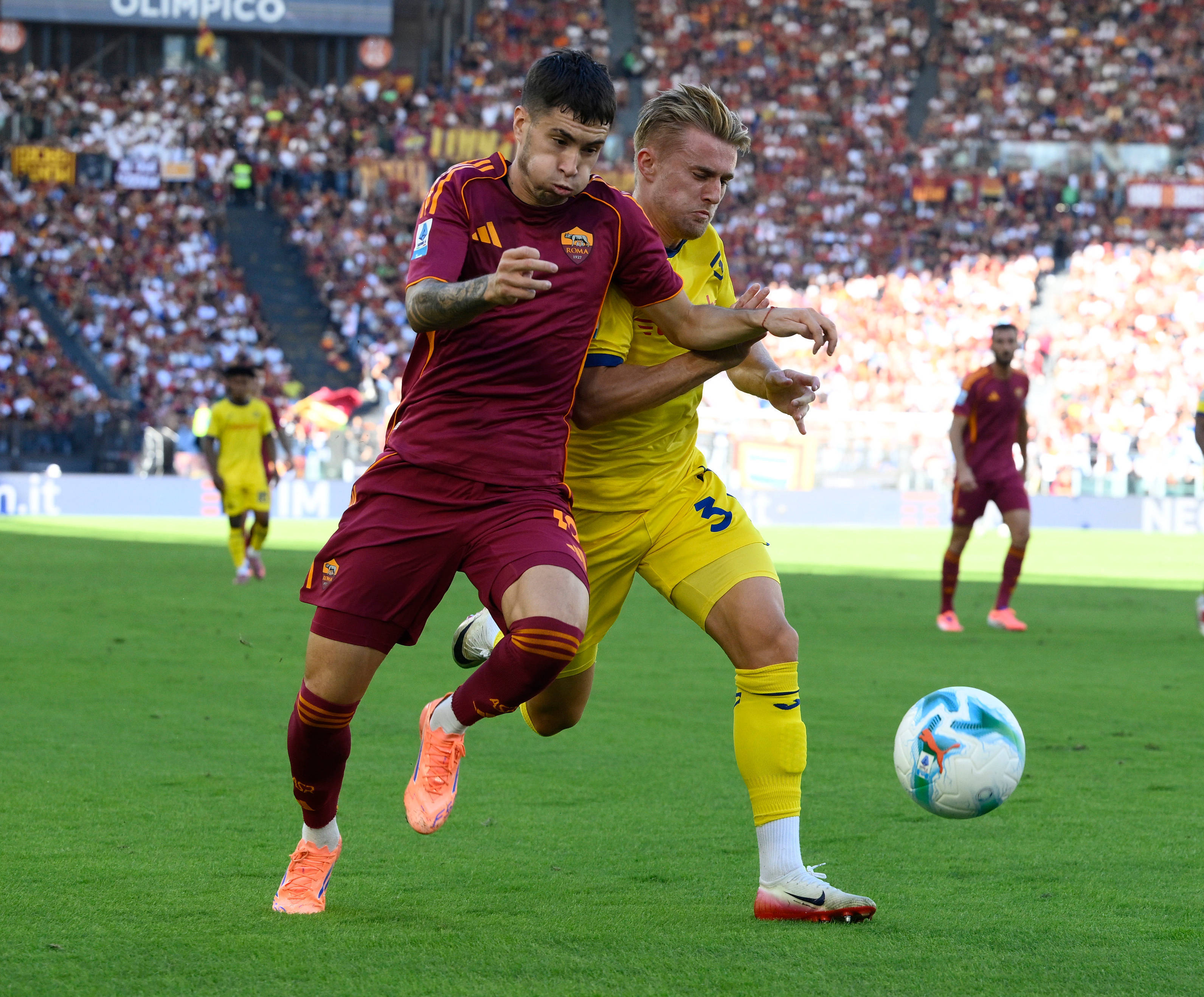 （体育(yù)）足球——意甲：罗马胜维罗纳