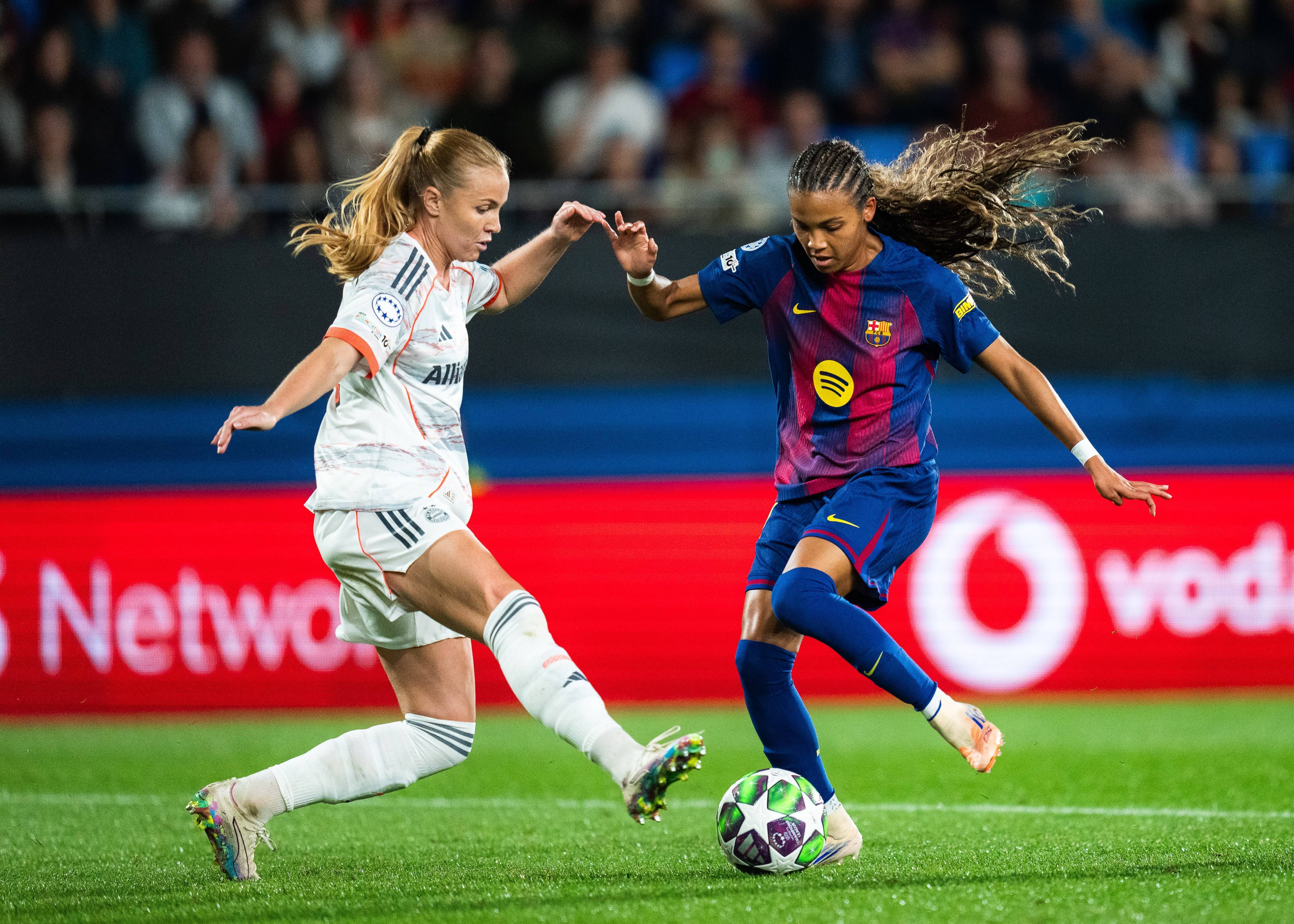 （体育）足球——欧冠女足：巴塞罗那胜拜(bài)仁慕尼黑