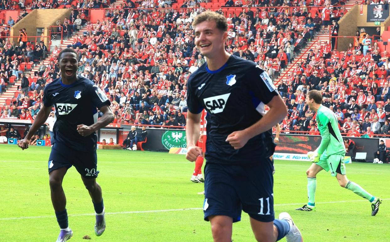 霍(huò)芬海姆3-2逆(nì)轉(zhuǎn)沃爾(ěr)夫斯堡，布格爾(ěr)双响，继续豪取3连胜