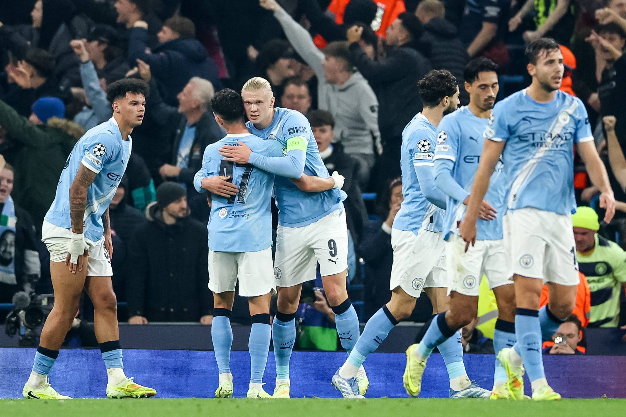 （外代二线）足球——欧冠联赛：曼城胜多特蒙德