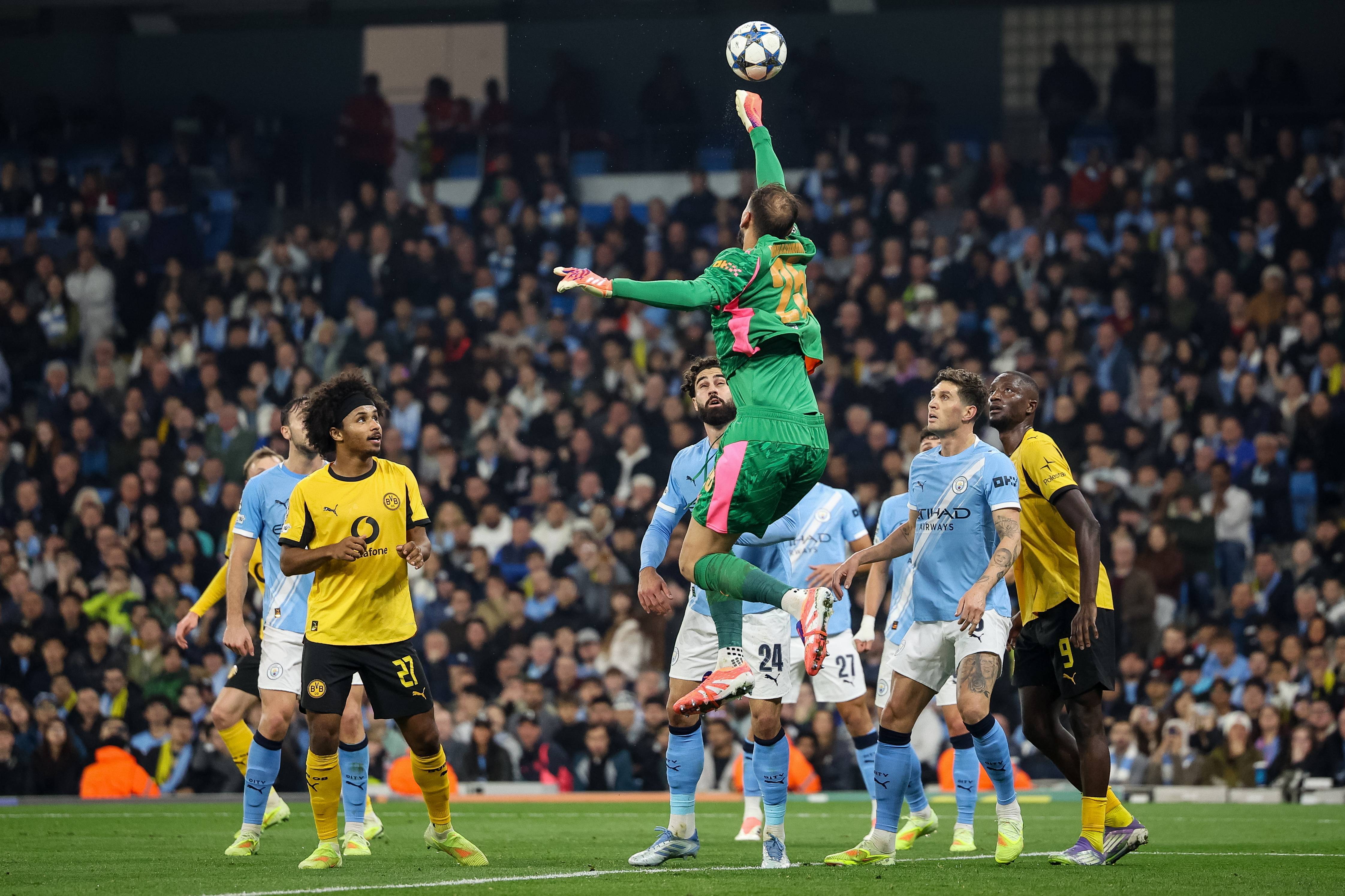 （外代二线）足球——欧冠联赛：曼城胜多特蒙德