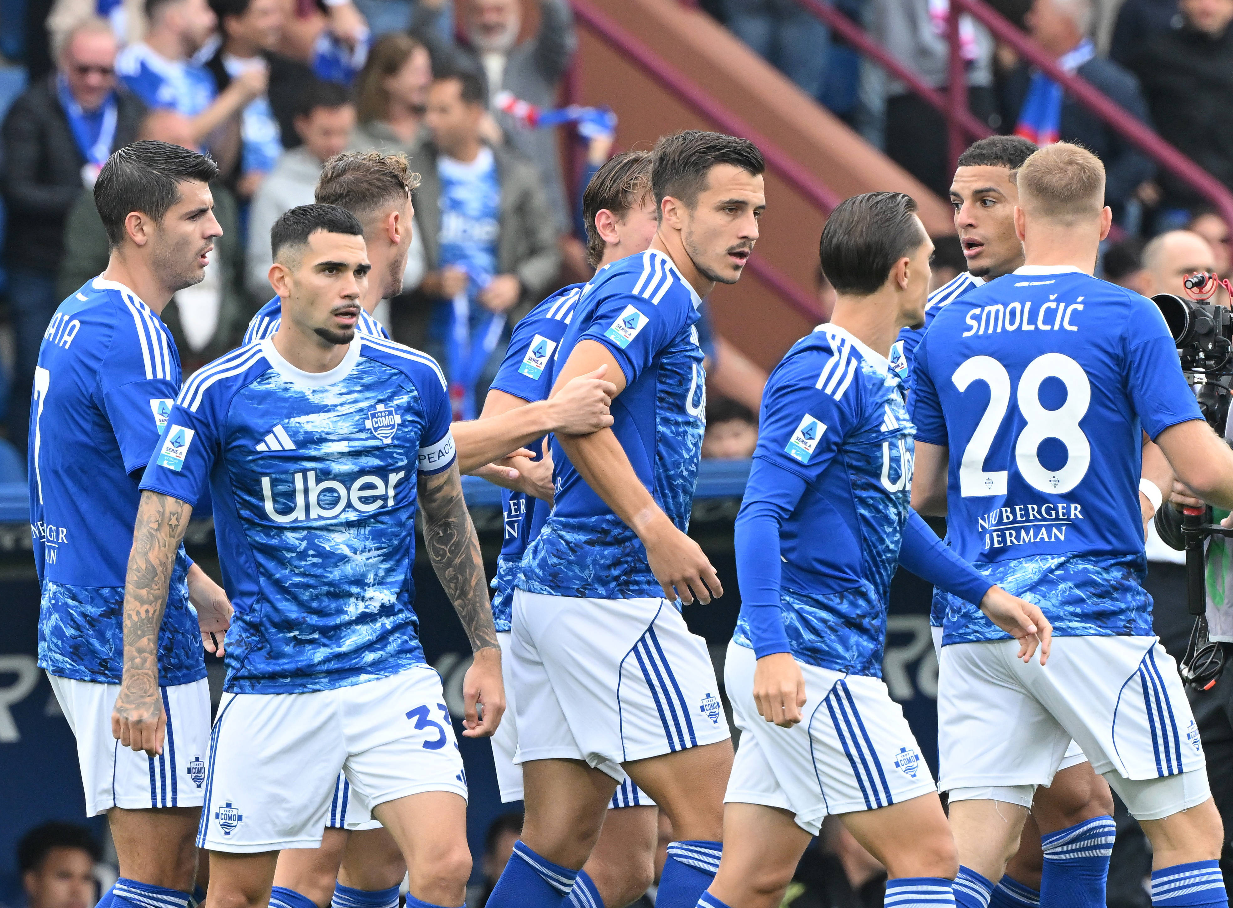 （体育）足球——意甲：科莫胜尤文图斯