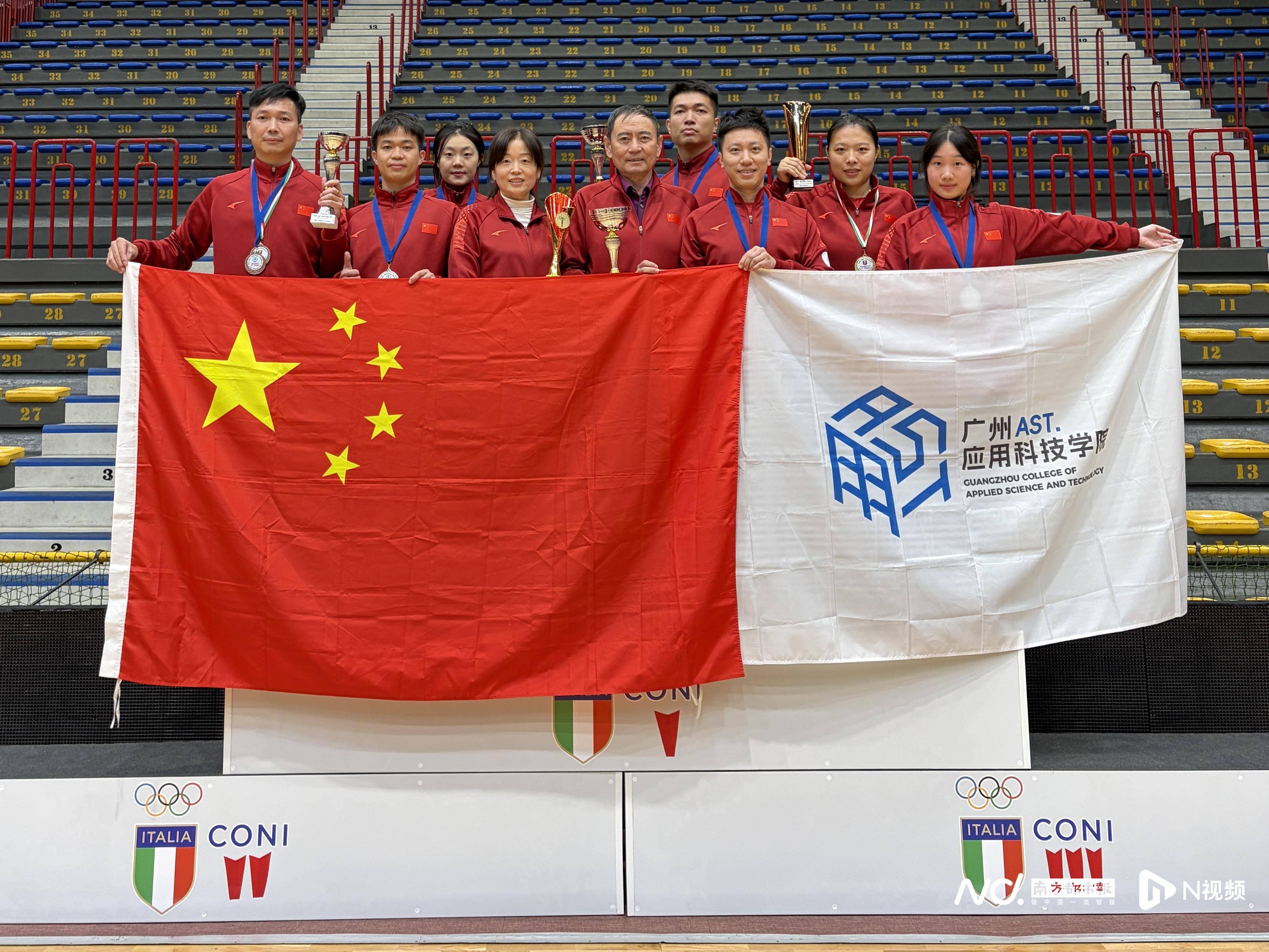 代表中国出征世界杯 广应科毽球(qiú)队夺得两枚金牌