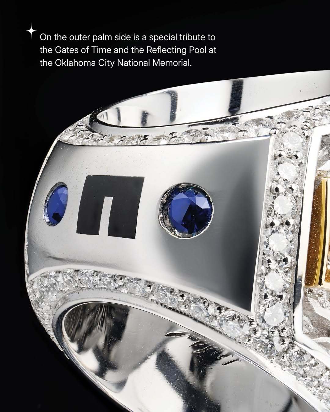 俄克拉荷马城雷霆队NBA总冠军戒指亮相