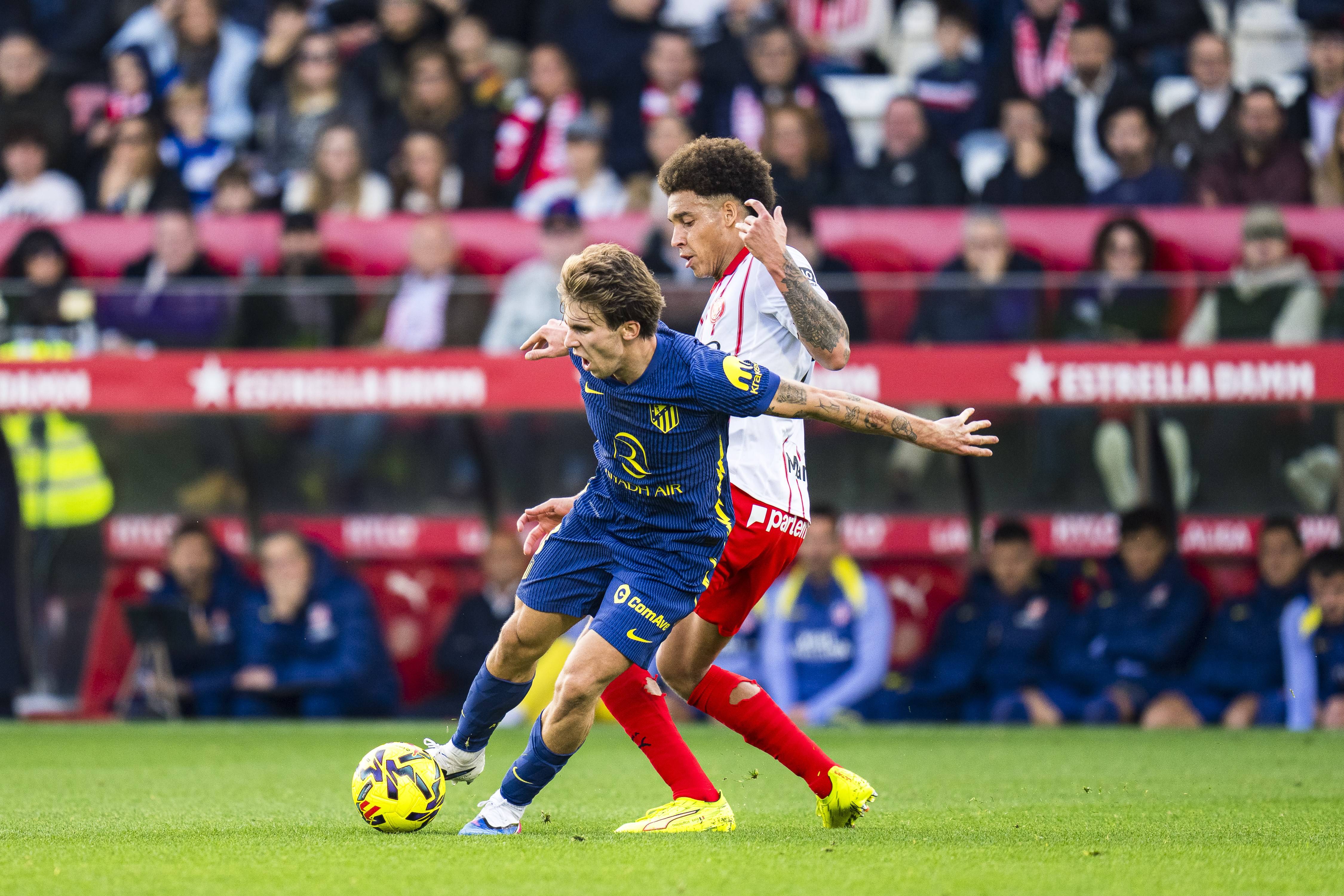 （体育）足球(qiú)——西甲：赫罗纳不敵(dí)马德里竞技