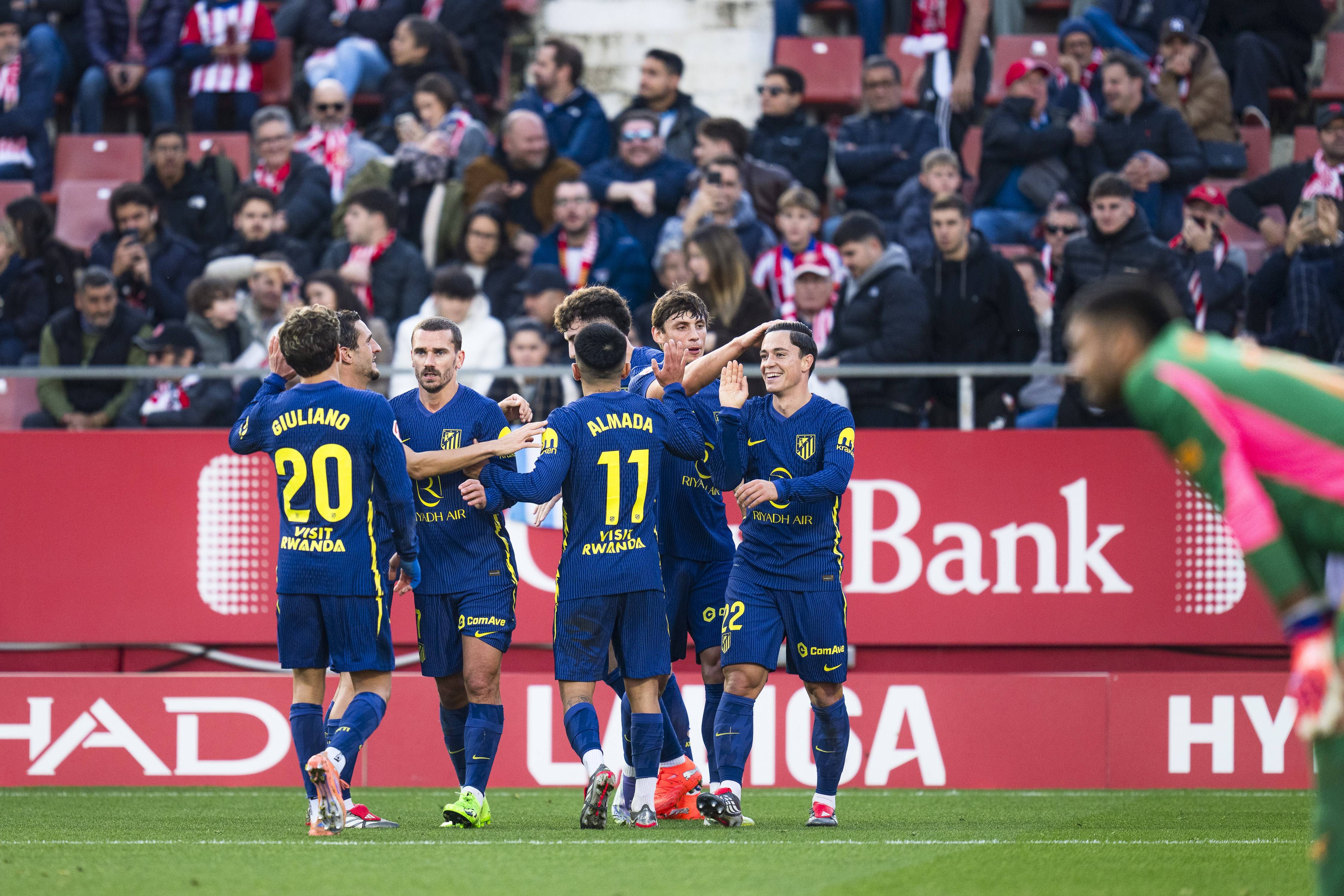 （体育）足球(qiú)——西甲：赫罗纳不敵(dí)马德里竞技